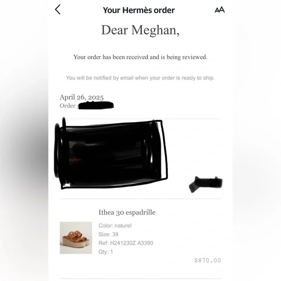 HERMES Ithea 30 Espadrille Wedge Sandals, - Size 39 (Fits like a US Women’s 8.5) - Picture 6 of 6